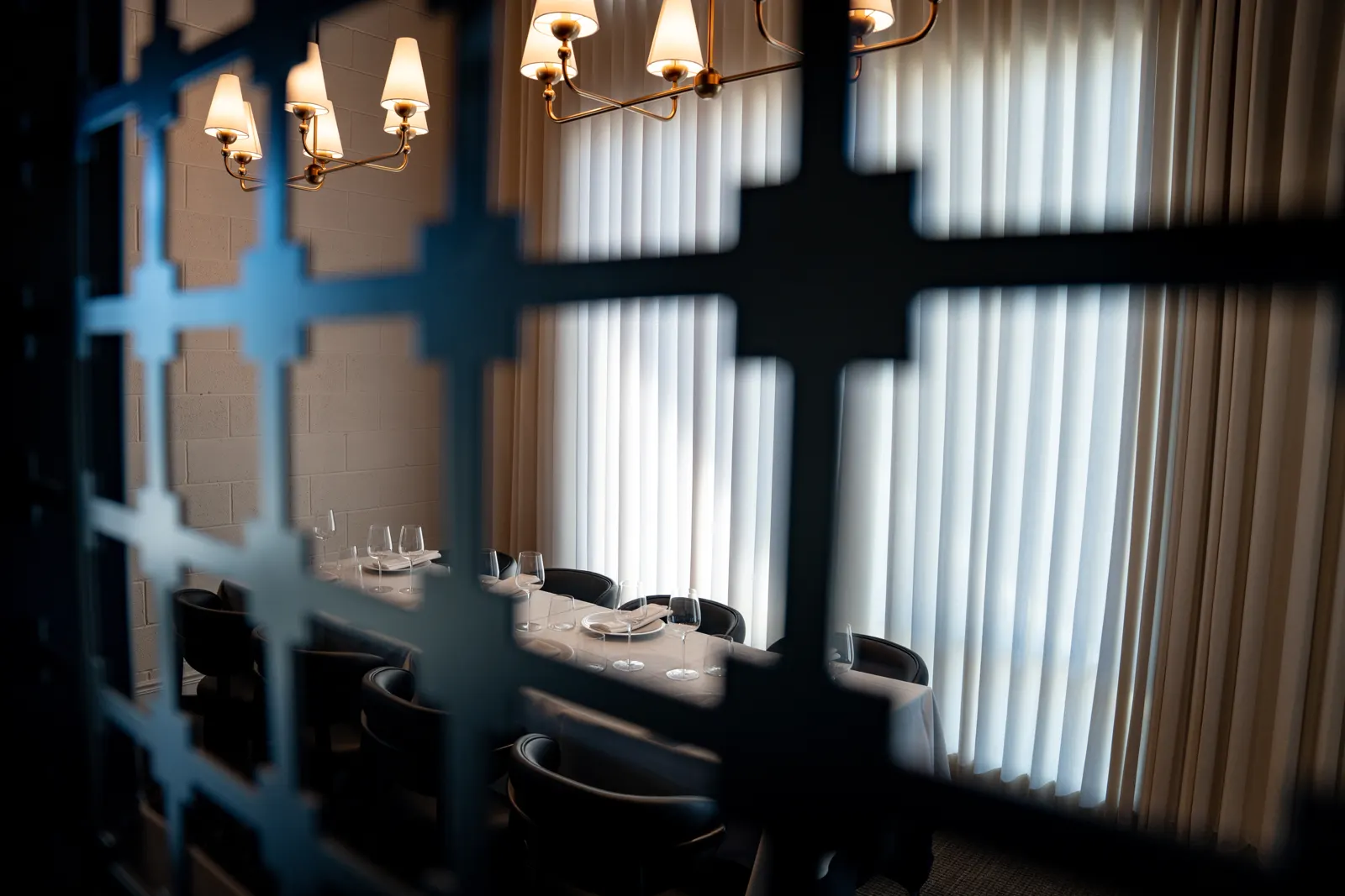 The Dining Room at Lilli during evening service in Las Vegas