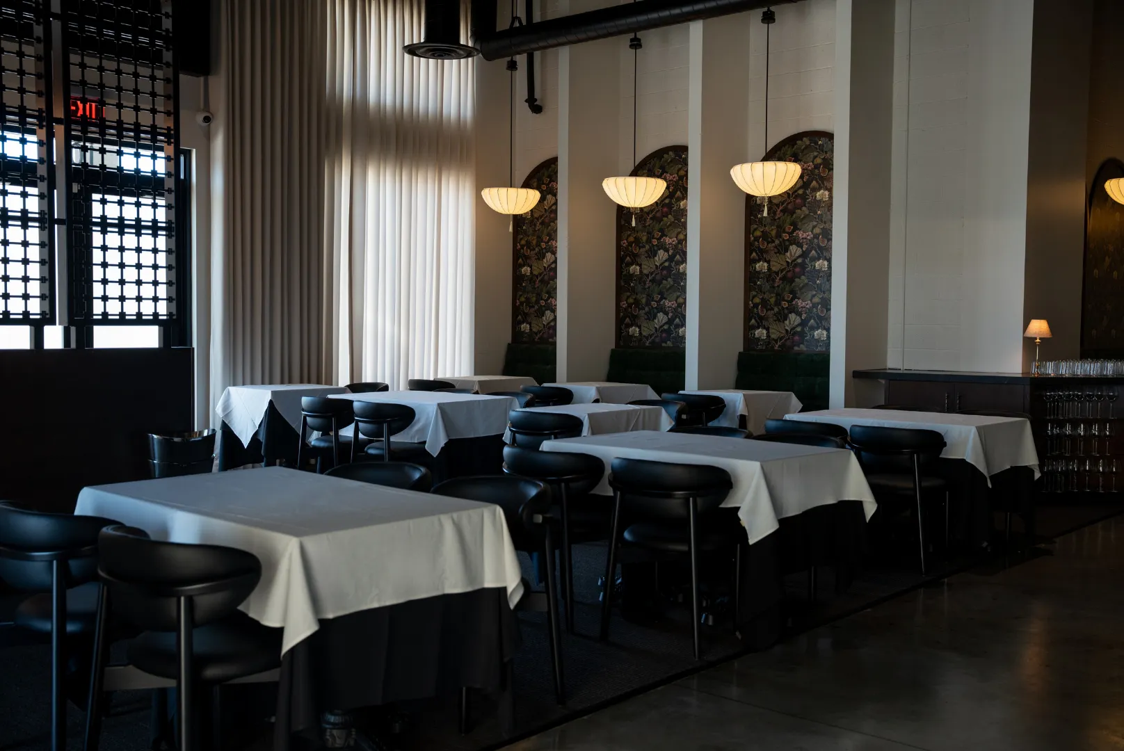 A table set for a group dinner at Lilli in Las Vegas Chinatown